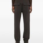Jogger con coulisse in marrone Rick Owens x Moncler - unisex<BR/><BR/> 