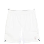 Pantaloncini con stampa logo in bianco Brunello cucinelli - uomo 