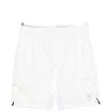 Pantaloncini con stampa logo in bianco Brunello cucinelli - uomo 