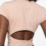 T-shirt T-Bunny-Tail-R1 a portafoglio in rosa Diesel - donna 