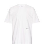 T-shirt oversize con stampa in bianco Oamc peacemaker - uomo 