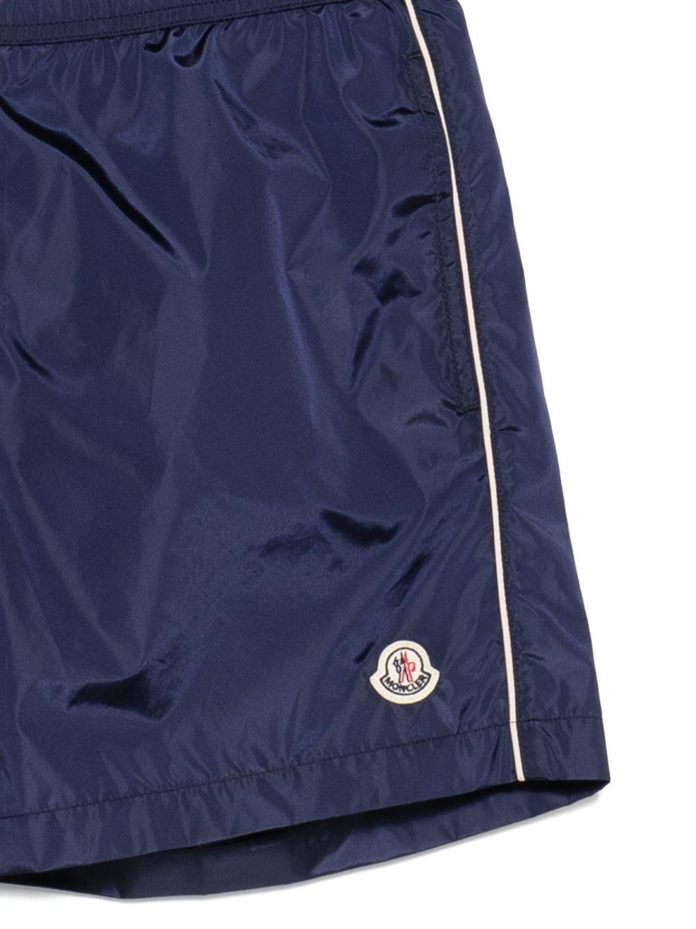 Costume da bagno con coulisse in blu Moncler - uomo 