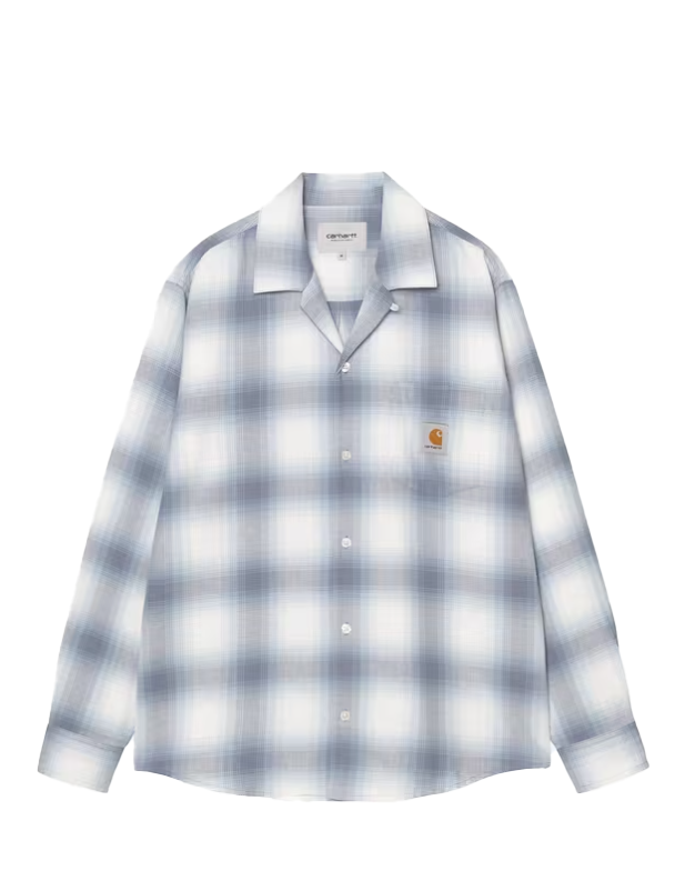 Camicia Tyers a scacchi in blu e bianco 