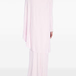 Abito lungo asimmetrico in rosa Self-Portrait - donna 