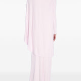 Abito lungo asimmetrico in rosa Self-Portrait - donna 