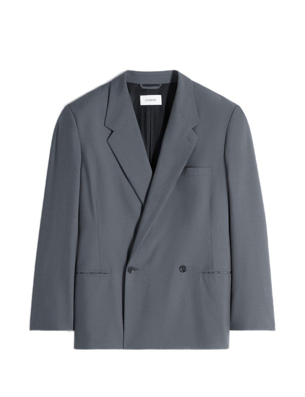 Giacca sartoriale doppiopetto in grigio Lemaire - donna 