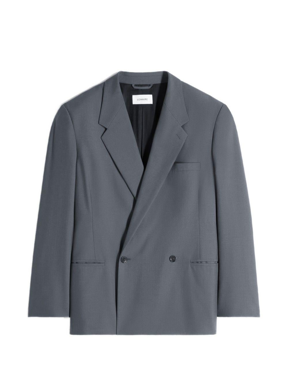 Giacca sartoriale doppiopetto in grigio Lemaire - donna 