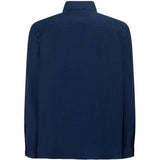Giacca-camicia con tasche in blu Laneus - uomo 