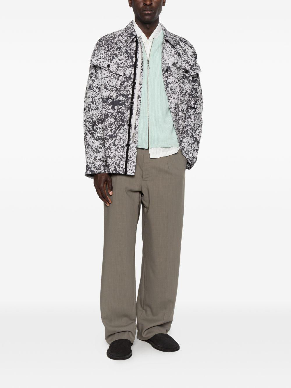 Giacca-camicia a maniche lunghe  in multicolore Oamc peacemaker - uomo 