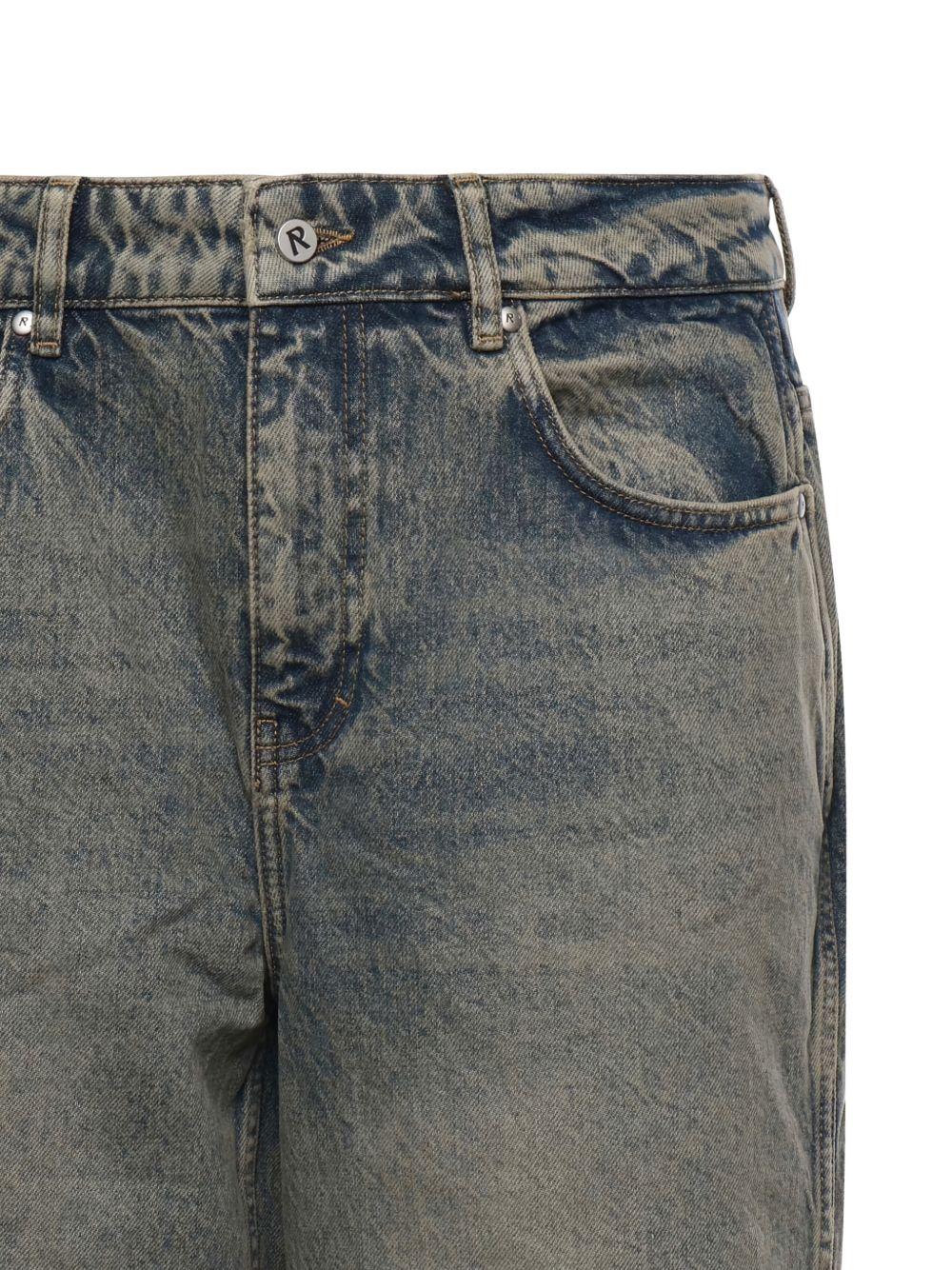 Jeans con bottoni in blu Represent - uomo 