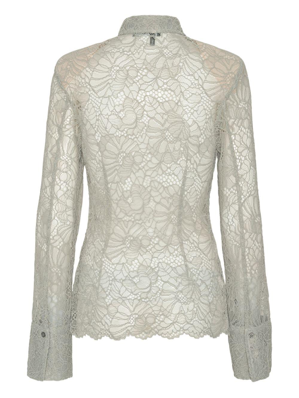 Camicia in pizzo in grigio Rotate - donna 