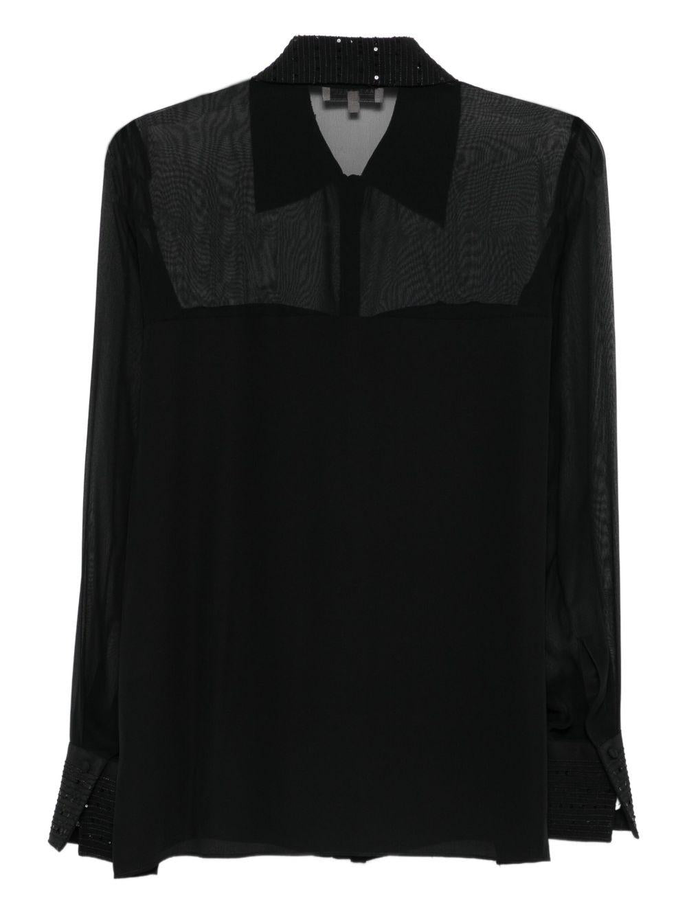 Camicia Firenze in nero Antonelli - donna 