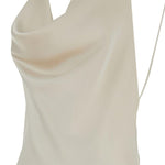 Abito con scollo a scialle in avorio The Andamane - donna 