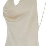 Abito con scollo a scialle in avorio The Andamane - donna 