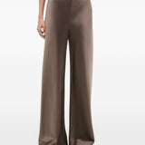 Pantaloni Stroll a gamba ampia in marrone Staud - donna 