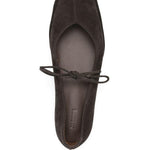 Ballerine Rosalind pelle in marrone 