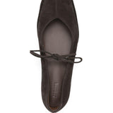 Ballerine Rosalind pelle in marrone 