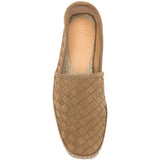 Espadrillas con motivo intrecciato in marrone Castañer - uomo 