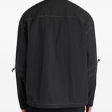 Giacca-camicia con cuciture a contrasto in nero Oamc peacemaker - uomo 