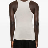 Canotta a coste muscle in avorio Entire studios - unisex 