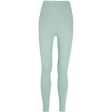 Leggings con logo in verde Adidas by Stella Mc Cartney - donna 
