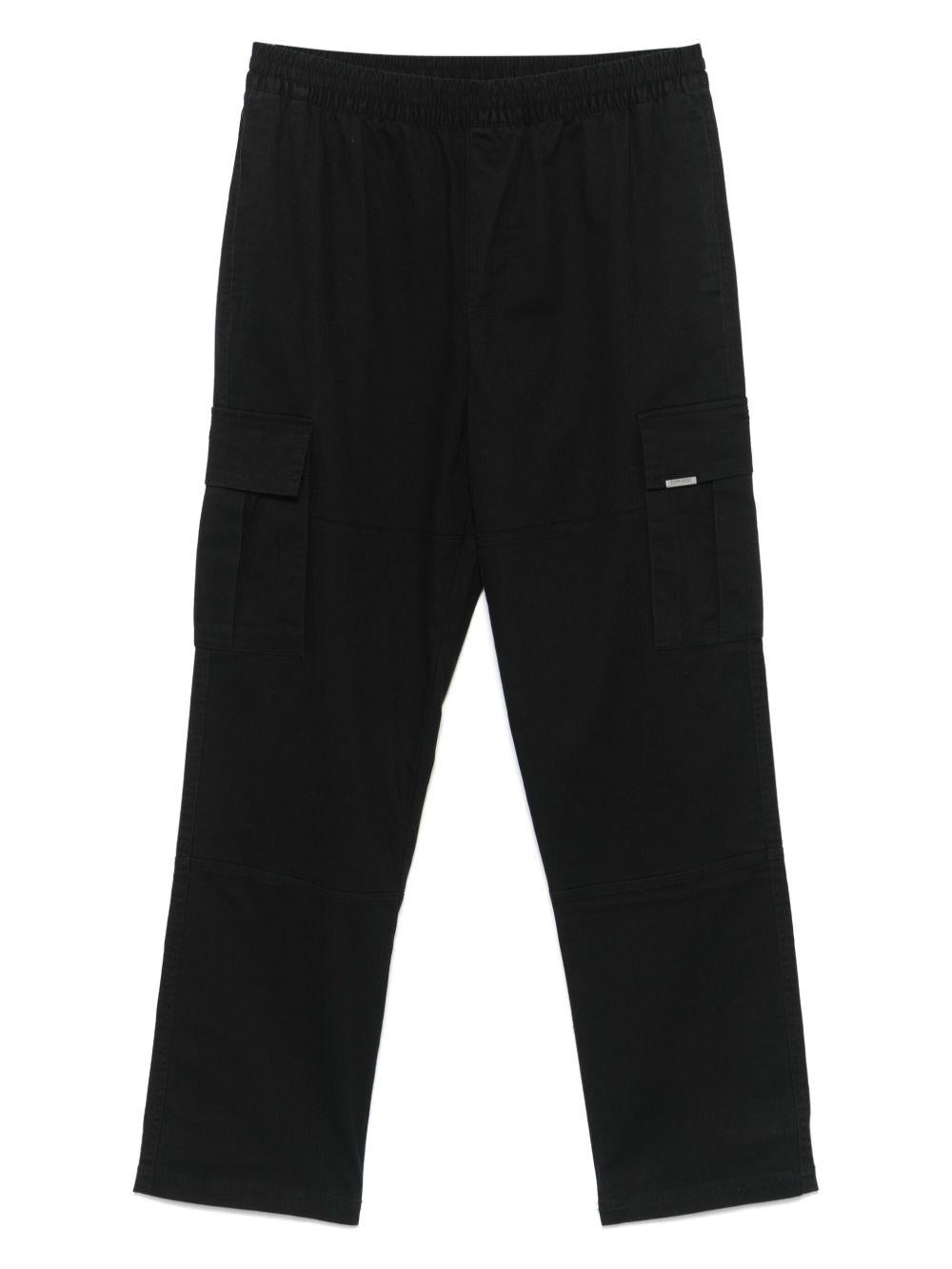 Pantaloni cargo clo in nero Represent - uomo 