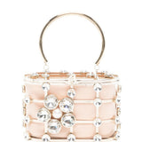 Borsa con cristalli holli matera in rosa Rosantica - donna 