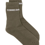 Calzini con logo in verde Comme des garcons homme plus - uomo<BR/><BR/> 