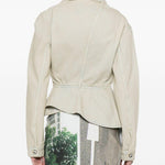Giacca asimmetrica in celeste Vivienne westwood - donna 