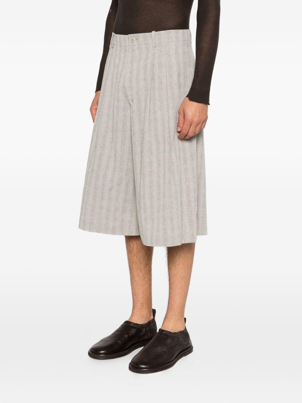 Pantaloncini Split in grigio Our legacy - uomo 