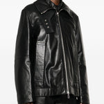 Giacca in pelle ciocca in nero Maxmara sportmax - donna 