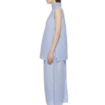 Gonna a trapezio in celeste Melitta Baumeister - donna 