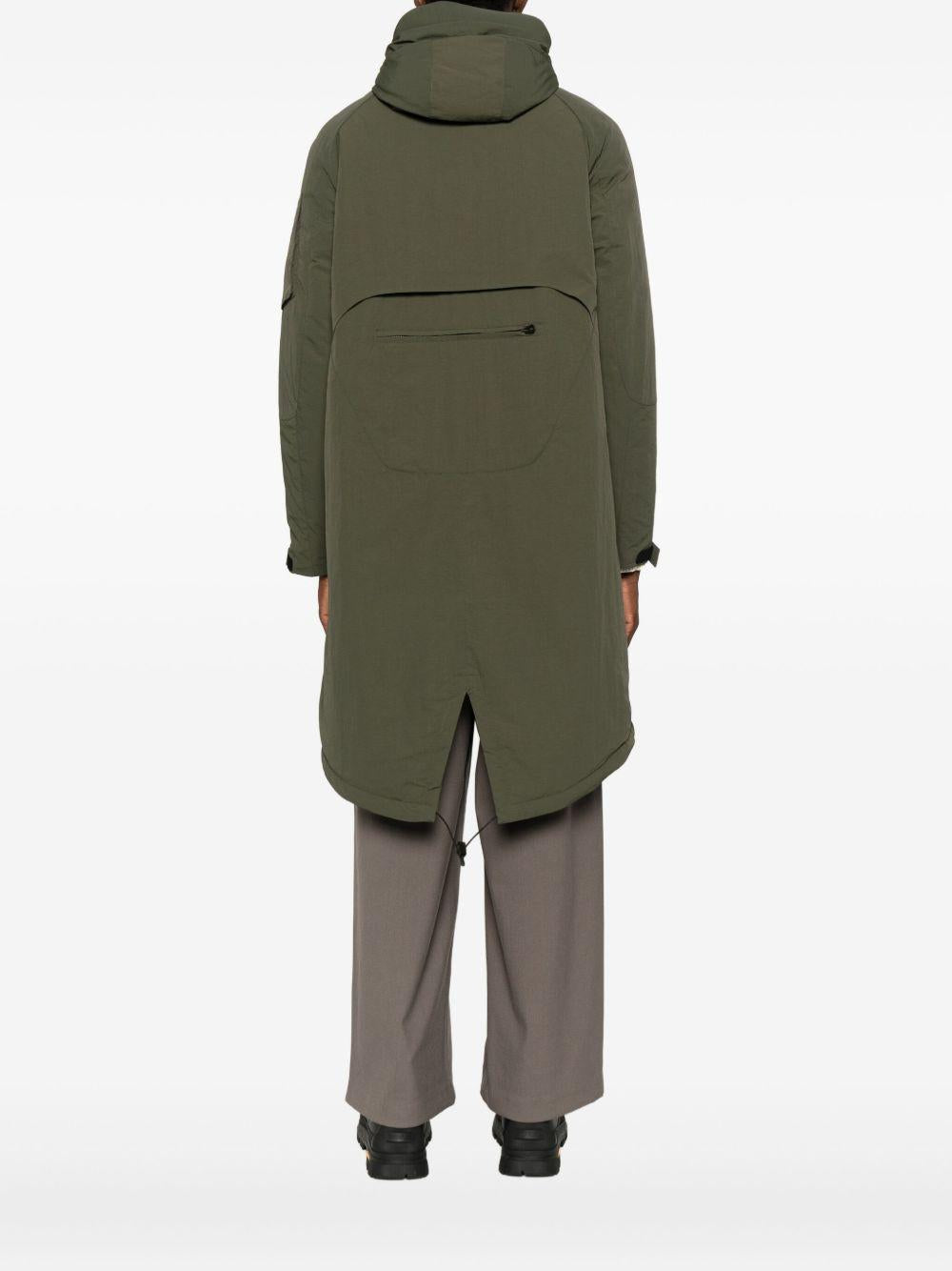 Giacca con cappuccio e zip in verde Jg1 - uomo 