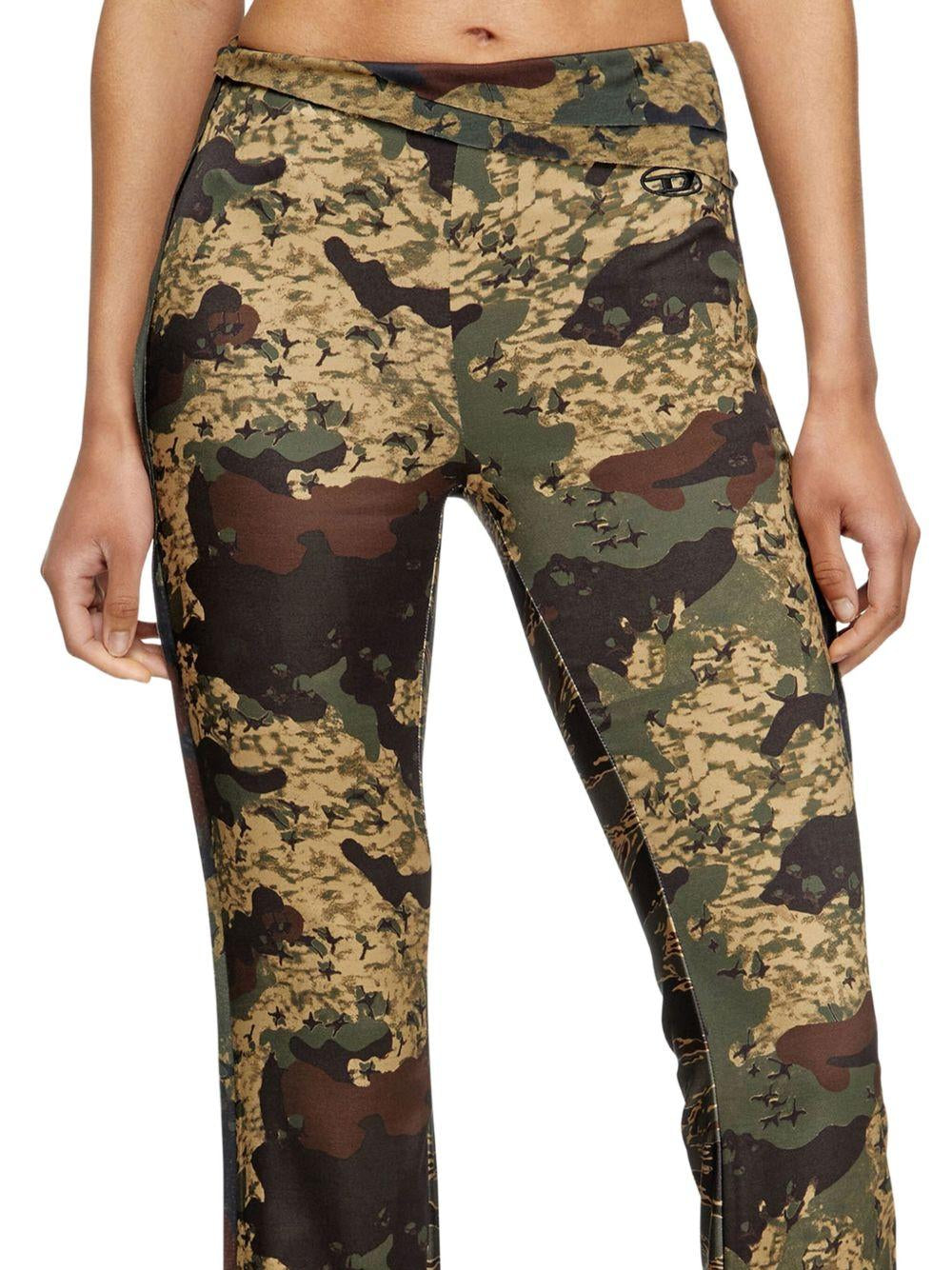 Pantaloni P-Affal in verde Diesel - donna 
