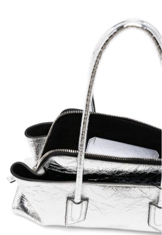 Borsa a spalla La passeggiata small in argentoThe Attico - donna 