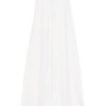 Pantaloni con vita elasticizzata in bianco Maxmara - donna 