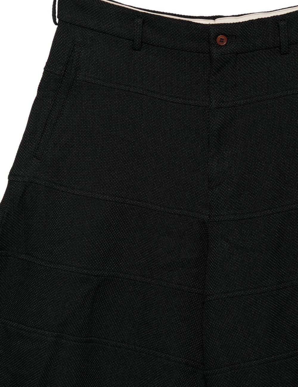 Pantaloncini con passanti per cintura in nero Comme des garcons homme plus - uomo 