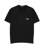 T-shirt con logo in nero Comme des garcons homme - uomo 
