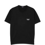 T-shirt con logo in nero Comme des garcons homme - uomo 