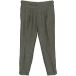 Pantaloni con pieghe e regolazione laterale in verde Briglia 1949 - uomo 