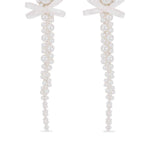 Orecchini pendenti con perle in argento Simone rocha - donna 