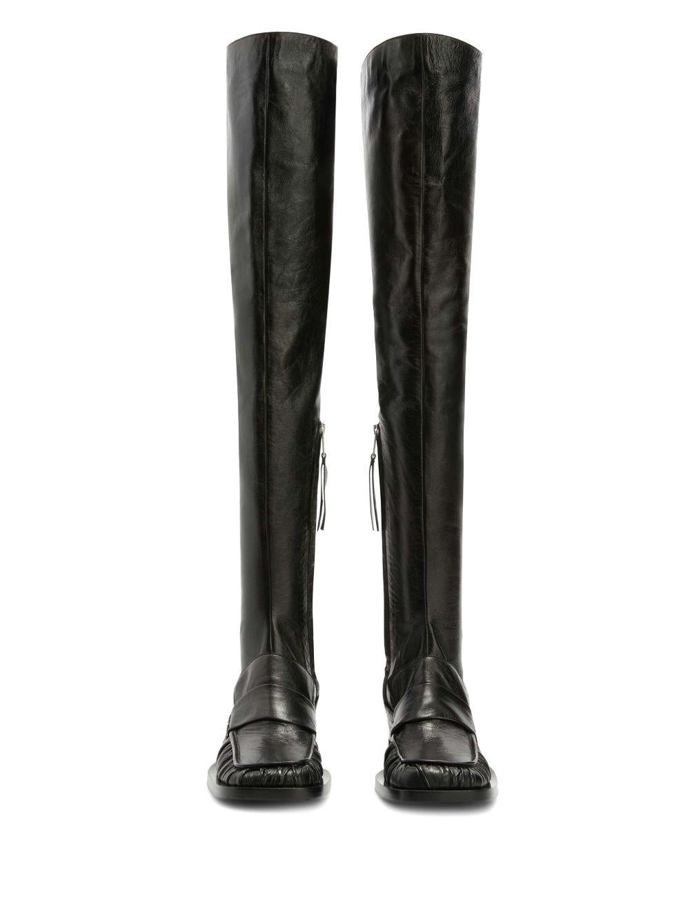 Stivali alla coscia in nero Jil sander - donna 