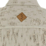 Gilet in denim effetto lavorato ryder in grigio Haikure - donna 