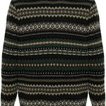 Maglione con ricami case fair in nero Barbour - uomo 