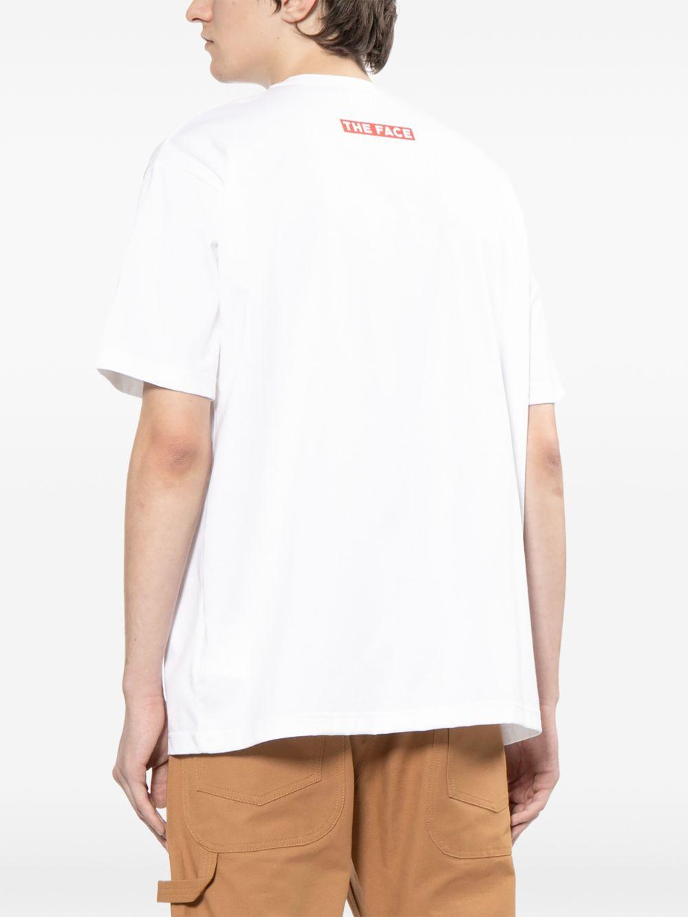 T-shirt con stampa in bianco Junya watanabe - uomo 