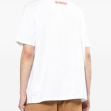 T-shirt con stampa in bianco Junya watanabe - uomo 