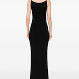 Abito lungo Lyr in maglia in nero Aya Muse - donna 