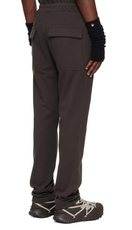 Jogger con coulisse in marrone Rick Owens x Moncler - unisex<BR/><BR/> 