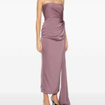 Abito senza spalline in malva Alex perry - donna 