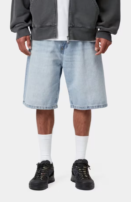 Bermuda in denim landon in blu carhartt wip - uomo 